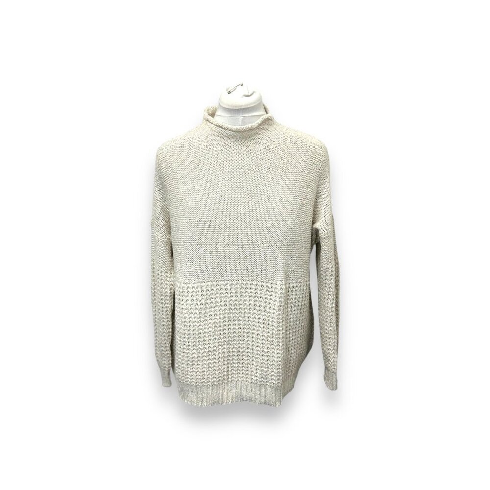American Eagle Outfitters Women’s XL Cream Crewneck Sweater